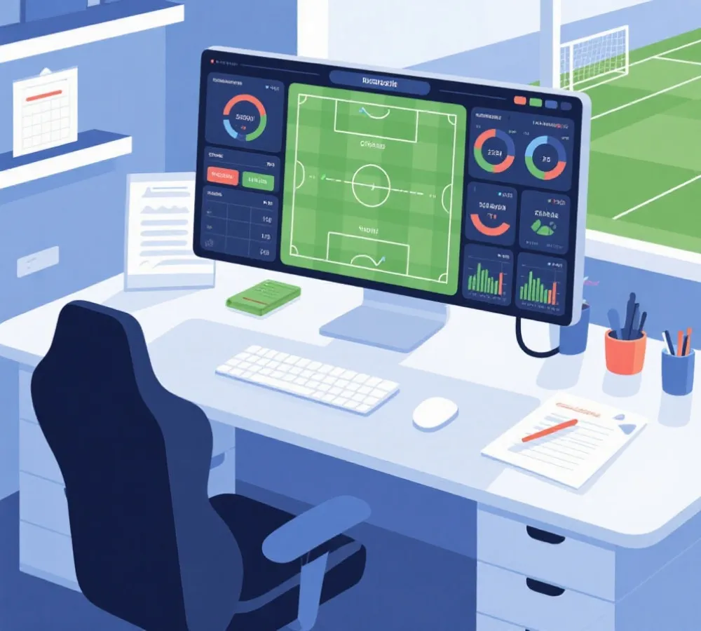 世界盃賽事分析工作流程示意圖